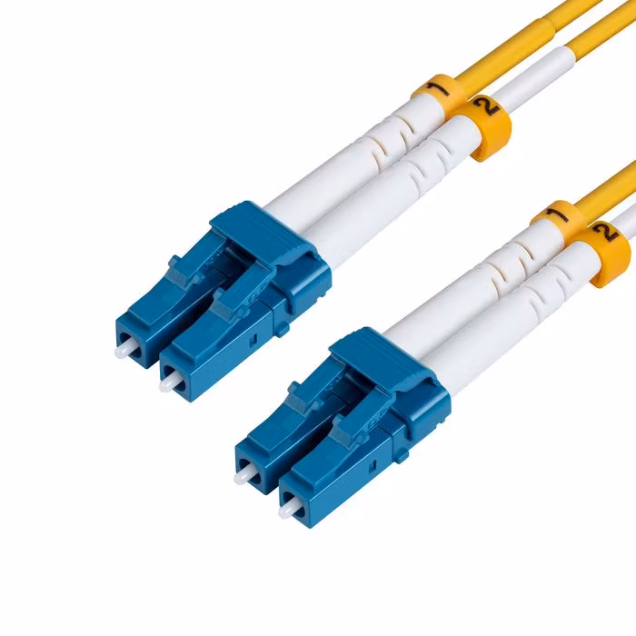 MicroConnect Optisk fiberkabel, LC-LC, Singlemode, Duplex, OS2 (Gul) 20m