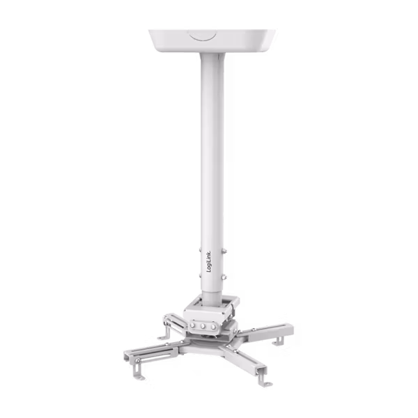 Projektorfeste – armlengde 595–895 mm, hvit