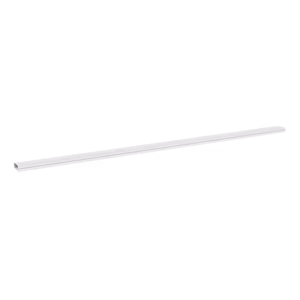 Kabelkanal, alu – 1100×60×20 mm, flip & click-lokk, hvit