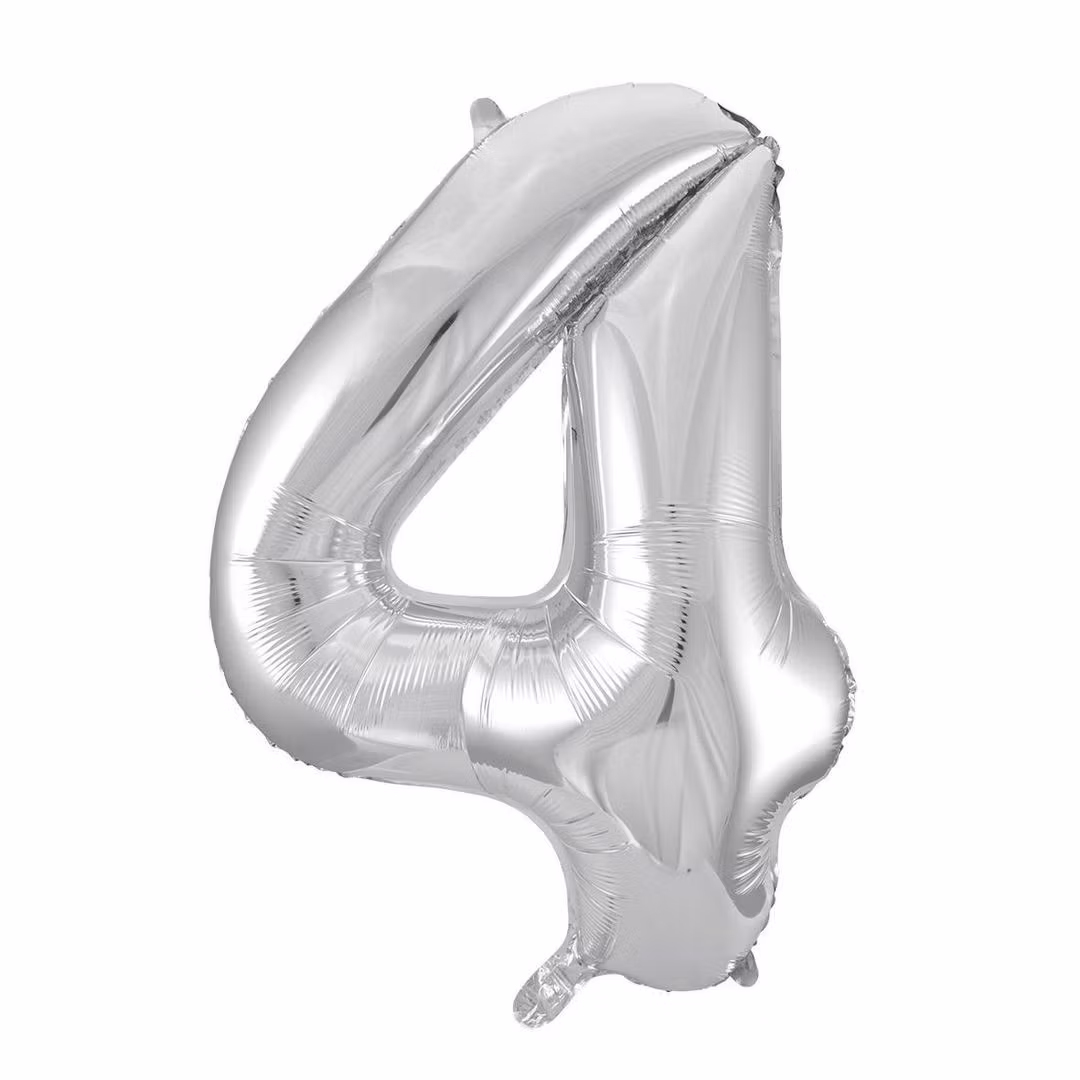 Ballong - 86 cm tall 4 (sølv)