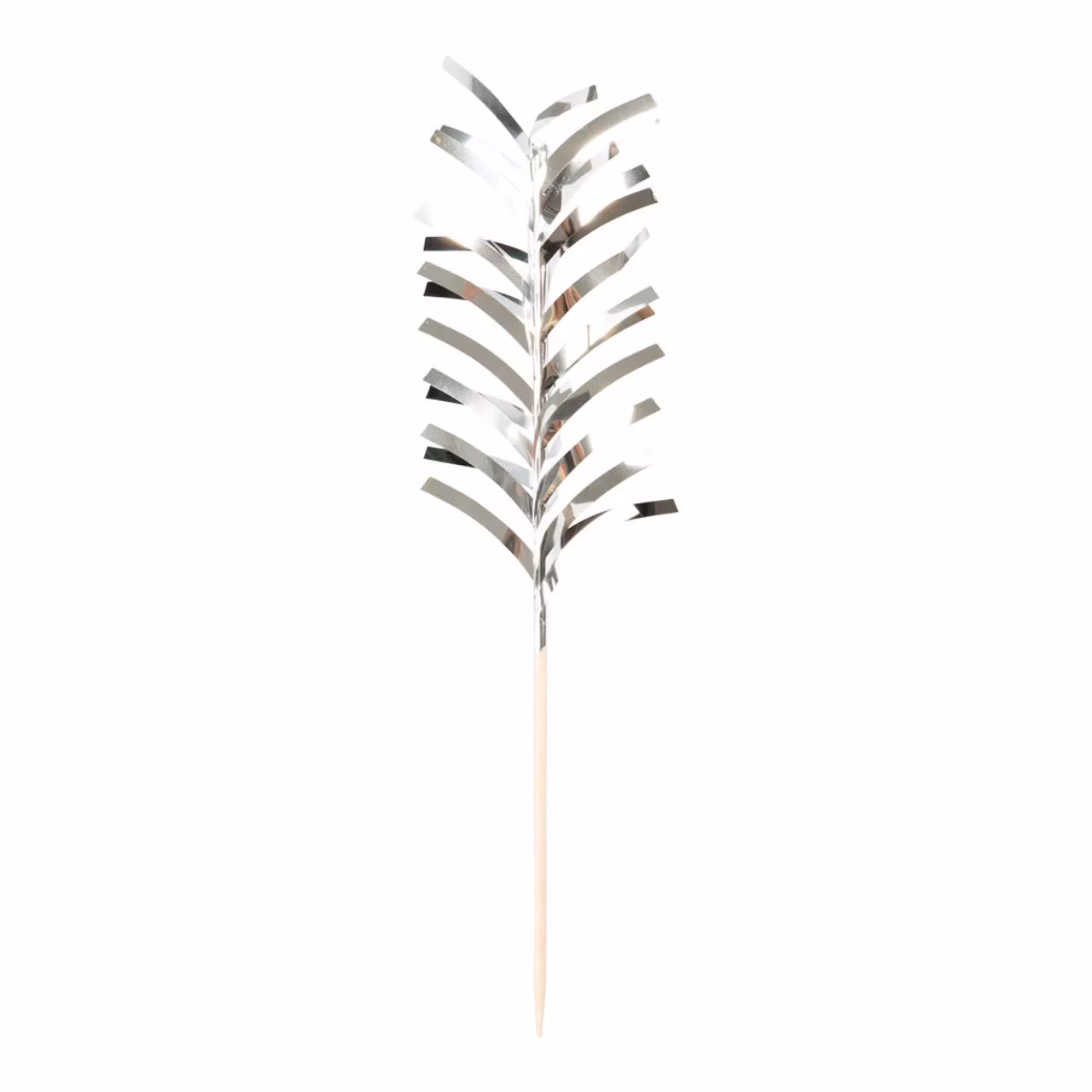Dekorative coctailsticks / cocktailpinner 20 stk (sølv)