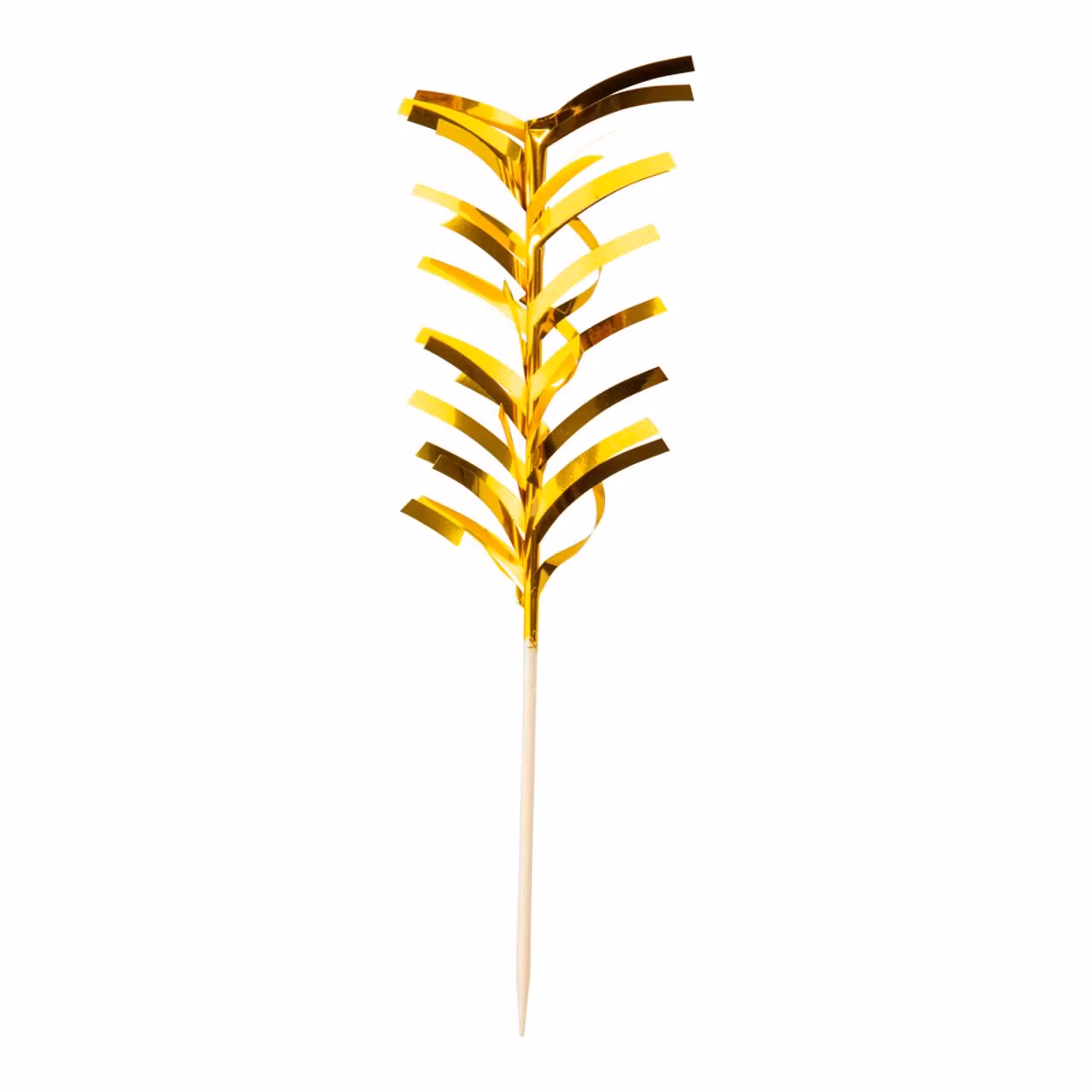Dekorative coctailsticks / cocktailpinner 20 stk (gull)