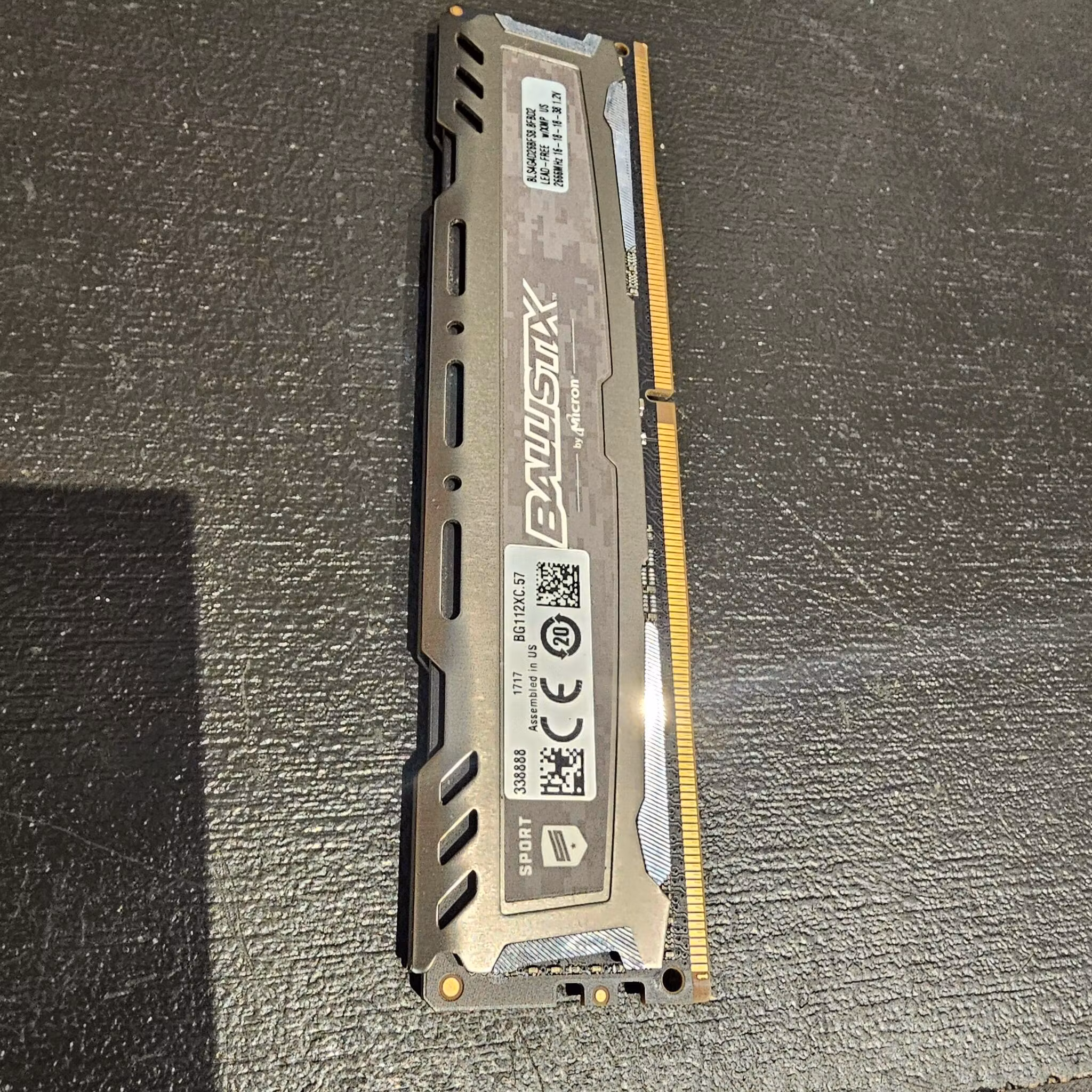 Crucial Ballistix 4GB DDR4-2666MHz non-ECC  PC4-21300