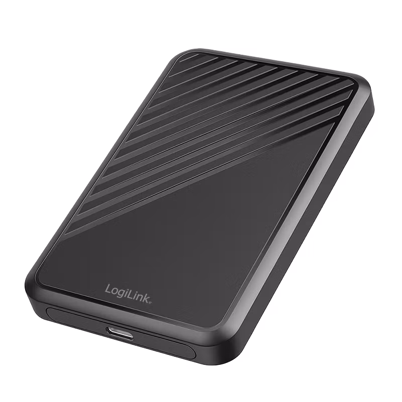 Hard drive enclosure, 2.5" (6.35 cm) SATA HDD/SSD, USB 3.2 Gen 1, black