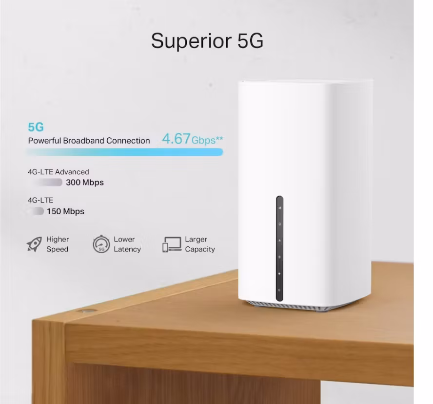 TP-Link Archer NX200 5G router AX1800, dual-band, 5G/LTE, WiFi 6