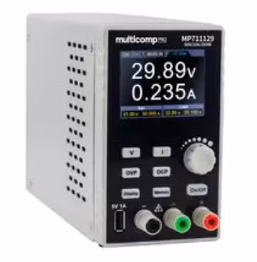 Bench Power Supply, Programmable, 1 Output, 0V til 60V, 0A til 10A