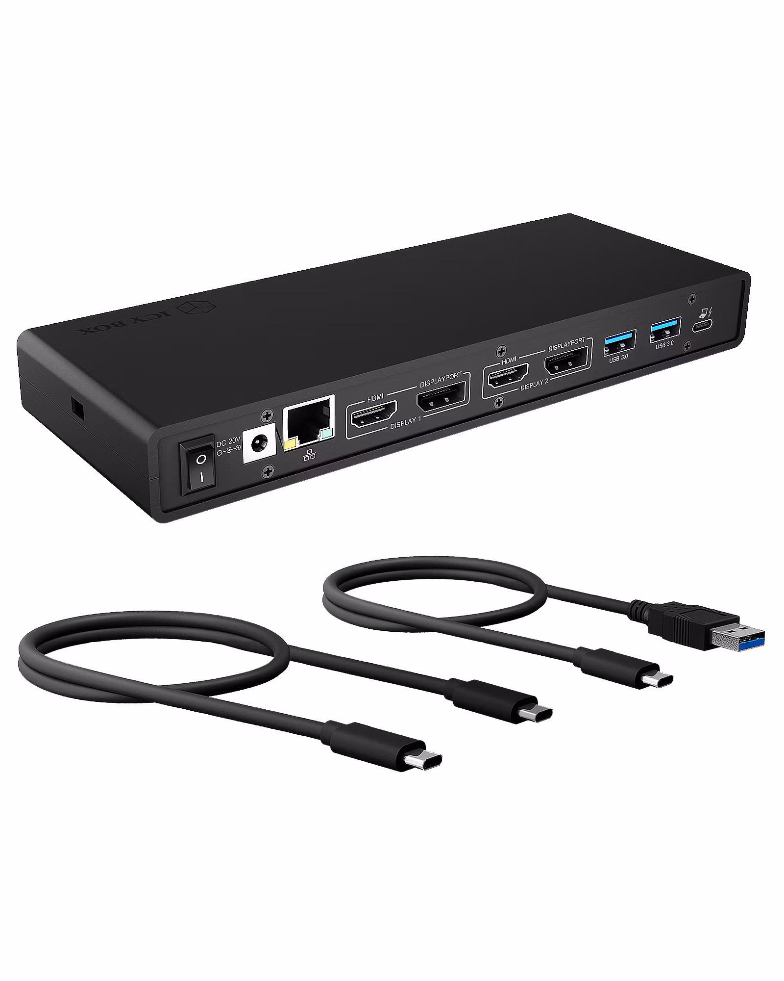 Dockingstasjon 13-i-1 med dobbel 4K skjermstøtte og Power Delivery 65 W