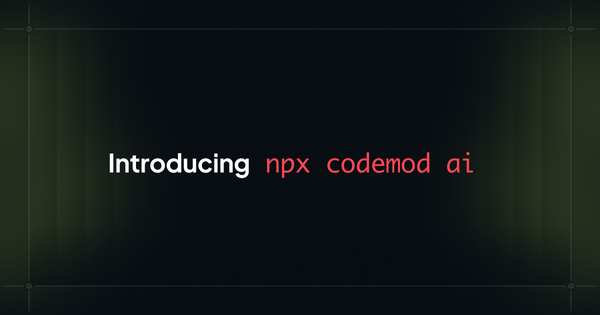 npx codemod ai