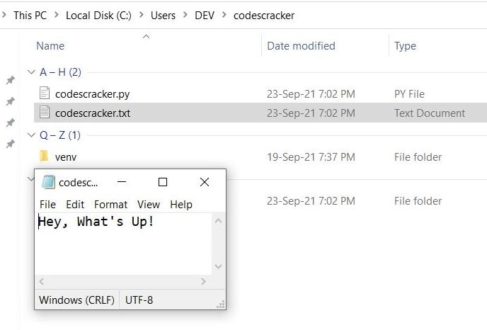 seek function python