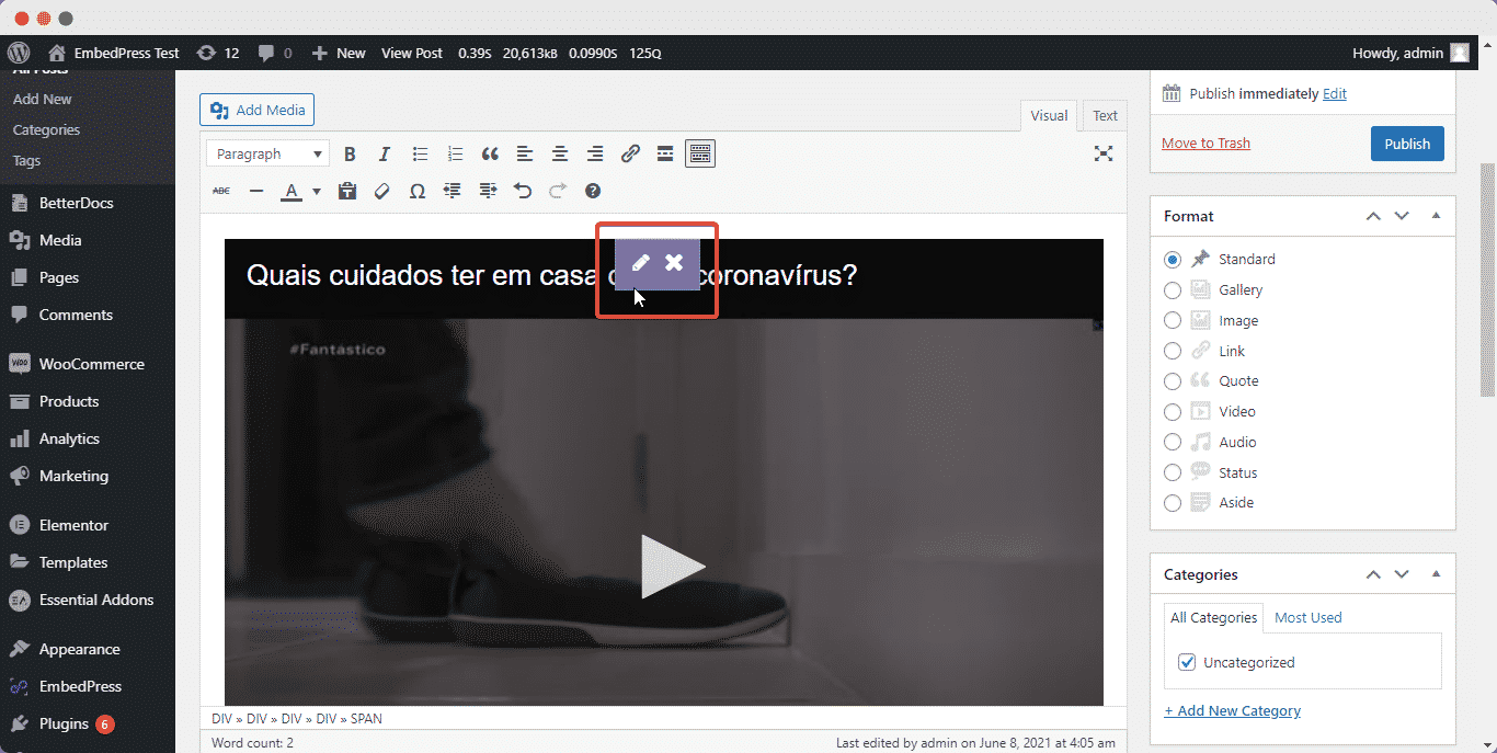 How To Embed Sapo Videos In WordPress 10 embed Sapo videos