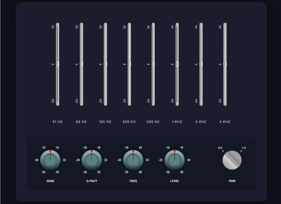 Neon Equalizer Rack