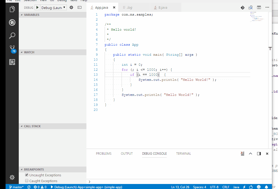 java-conditional-bp-demo