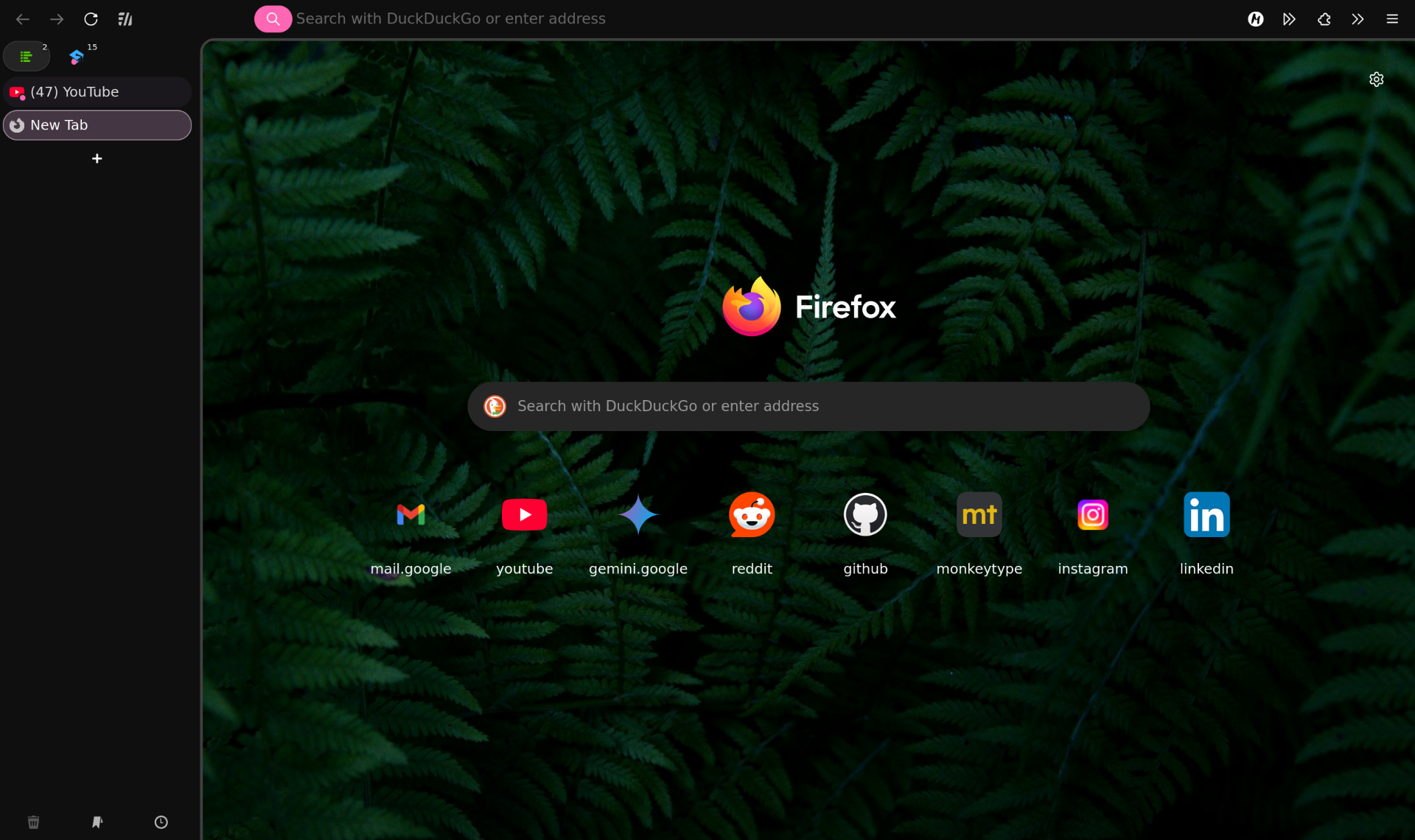 Firefox Lumina Screenshot
