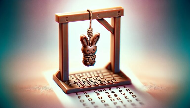 påskehare som henger