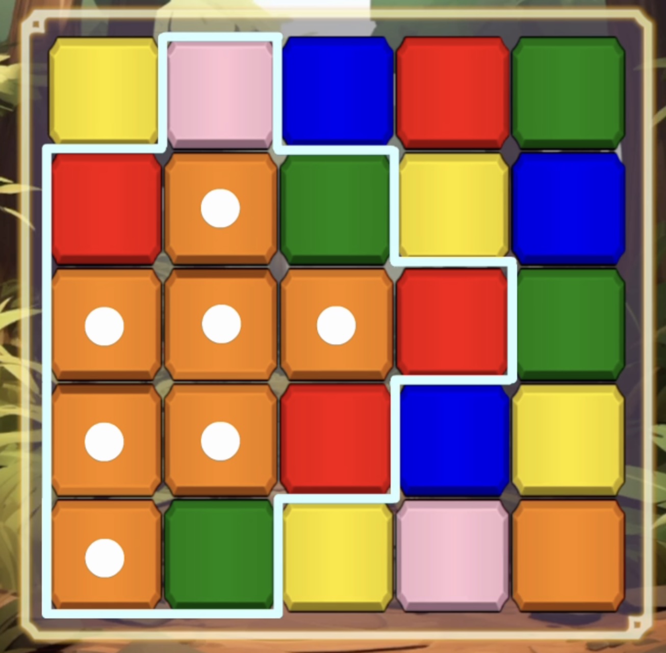 Rainbow Puzzle step 6