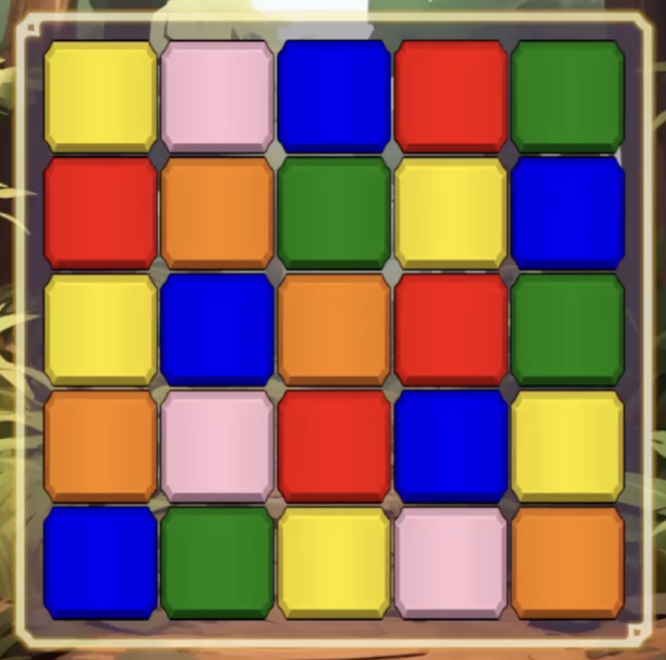 Rainbow Puzzle step 1