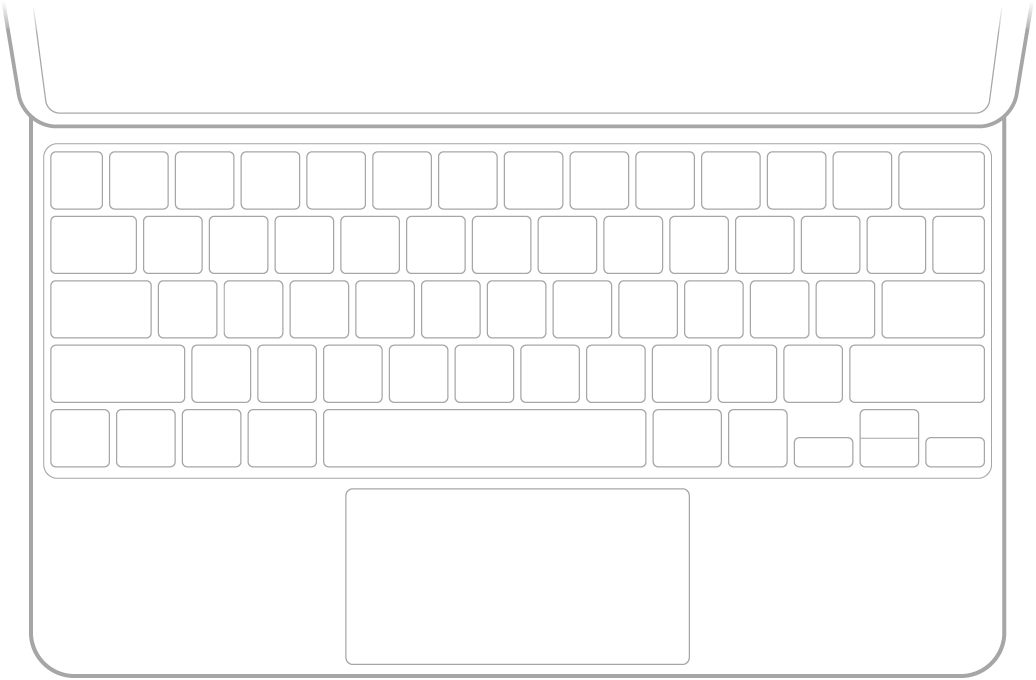 Εικόνα του Magic Keyboard για iPad.