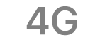 4G اسٹیٹس آئیکن۔