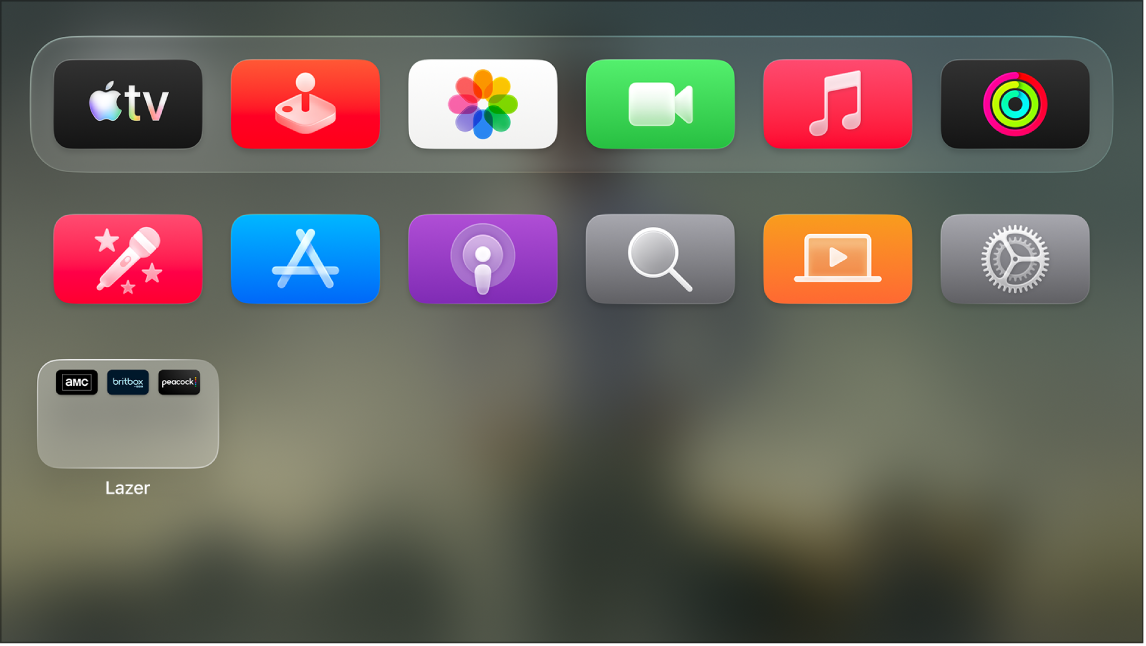 O ecrã principal apresentado no modo claro