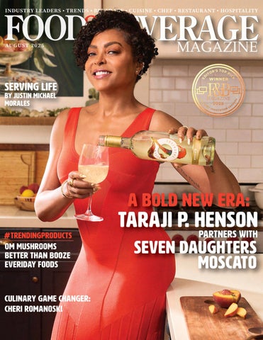 Food & Beverage Magazine - August Issue 2025 Celebrity Cover 