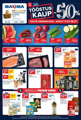 Maxima kliendileht 14.-20.07