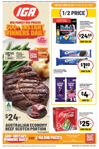 NSW - IGA Catalogue Plus (MLC,Oxford St, George St,Wynyard, and St Leonards) 22.7.26