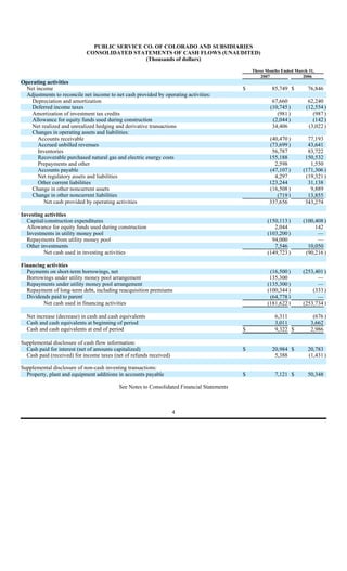 xcel energy 7_16 PSCO 20071Q10Q