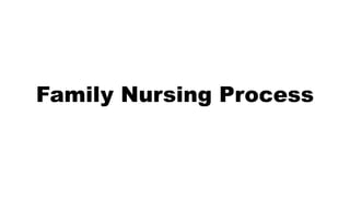 Family Nursing Process
 