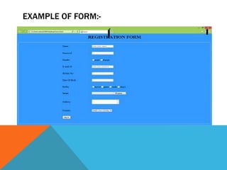EXAMPLE OF FORM:-
 