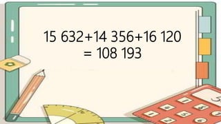 15 632+14 356+16 120
= 108 193