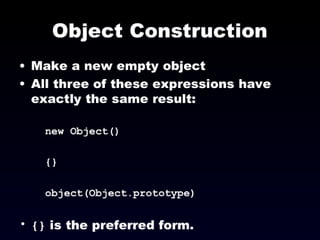 The JavaScript Programming Language