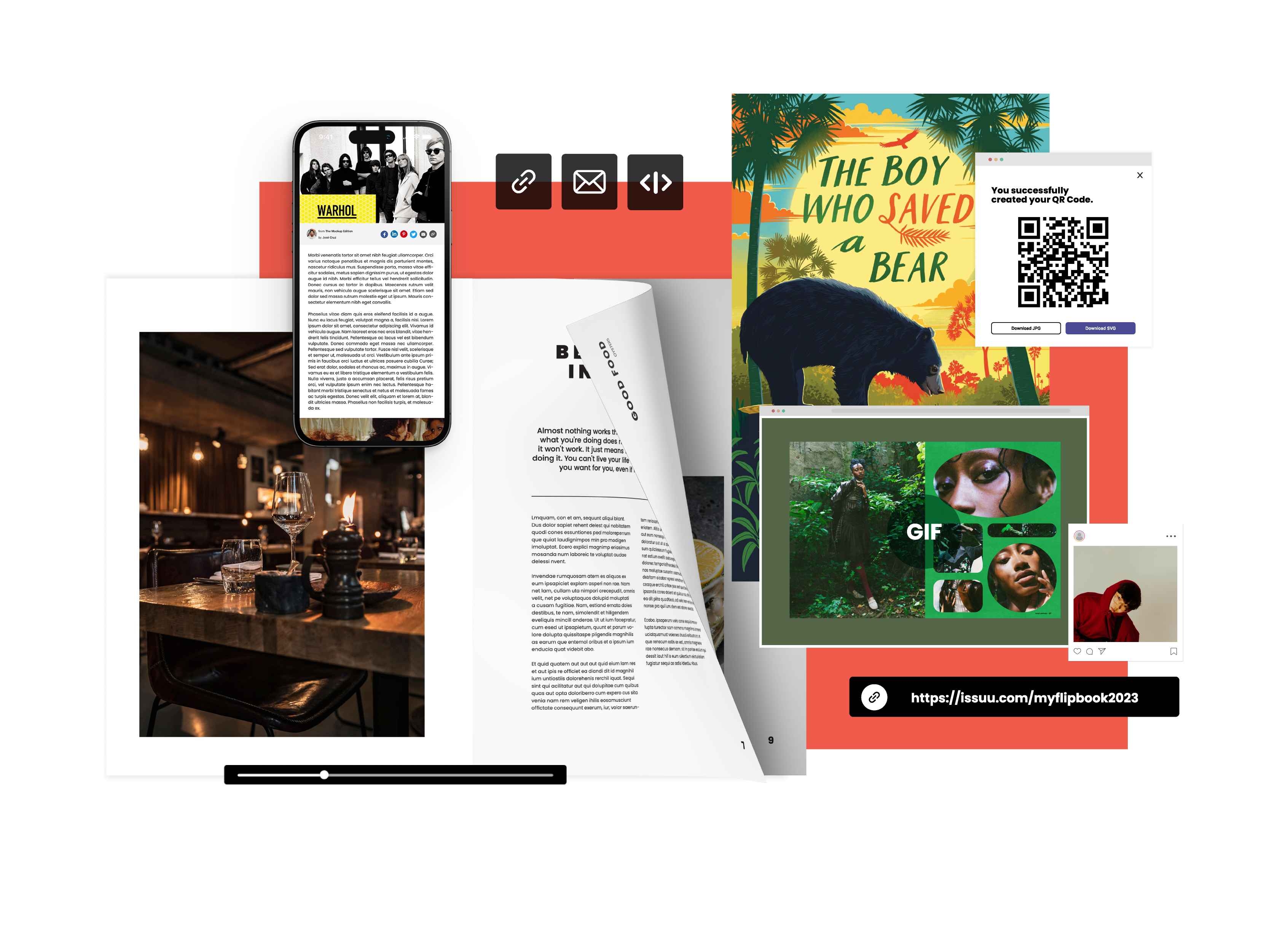 Reach prospects with simple sharing and embedding