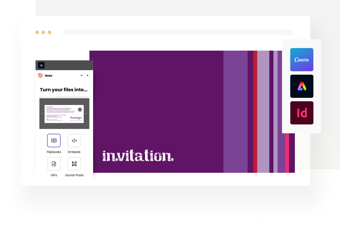Design, publish, impress