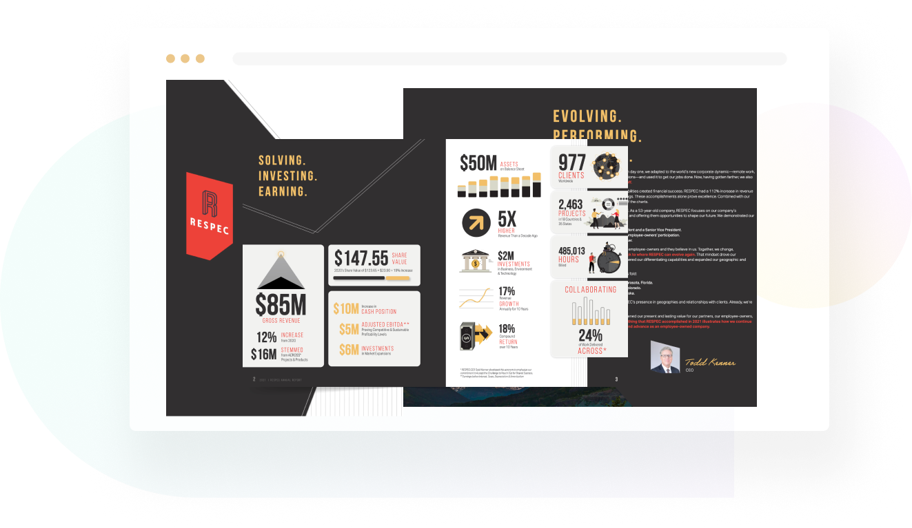 What is an annual report?