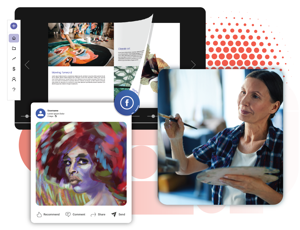 Promote your projects across all channels in less time.