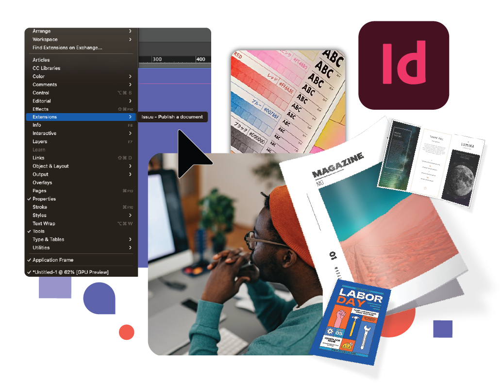 Bring your Canva and InDesign creations to life.
