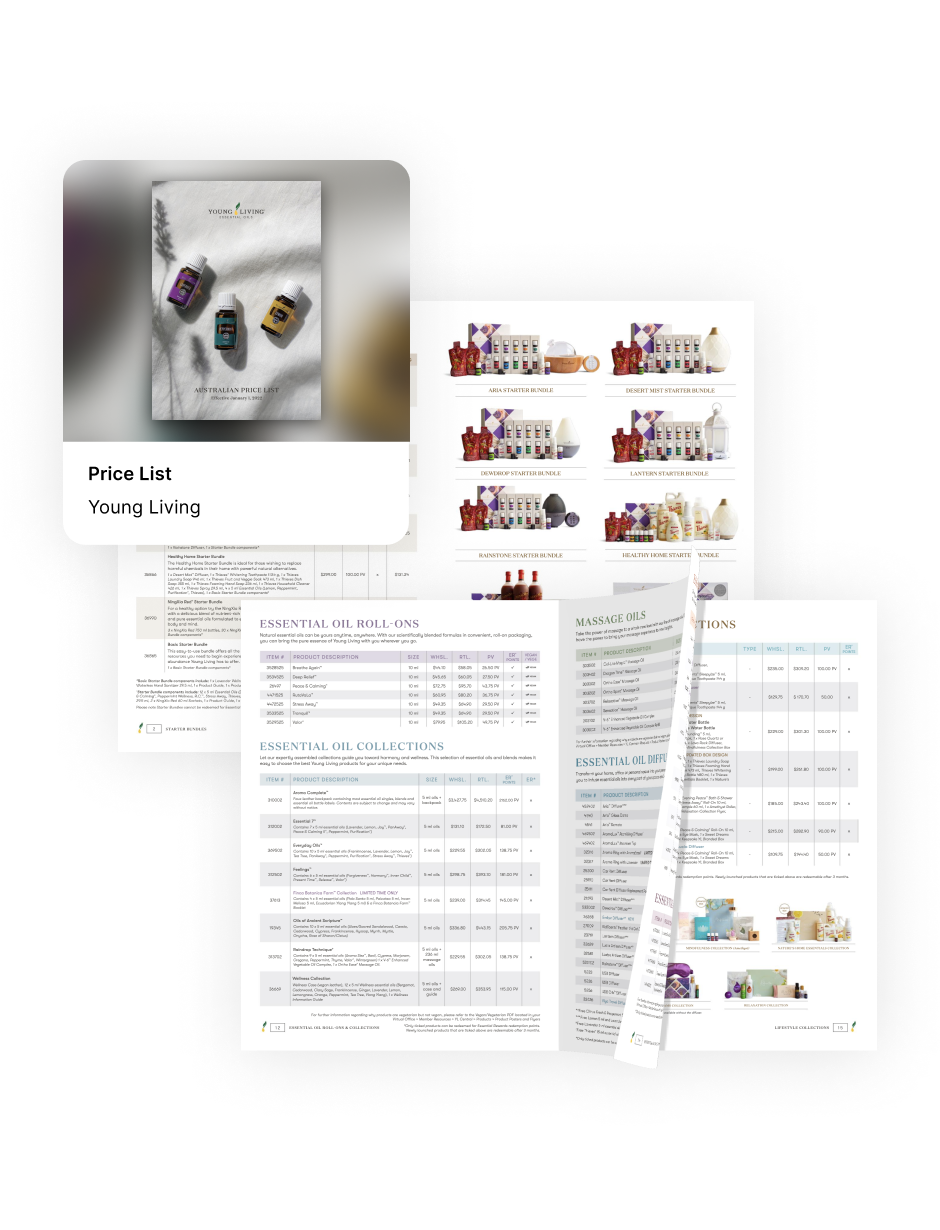 What is a price list?