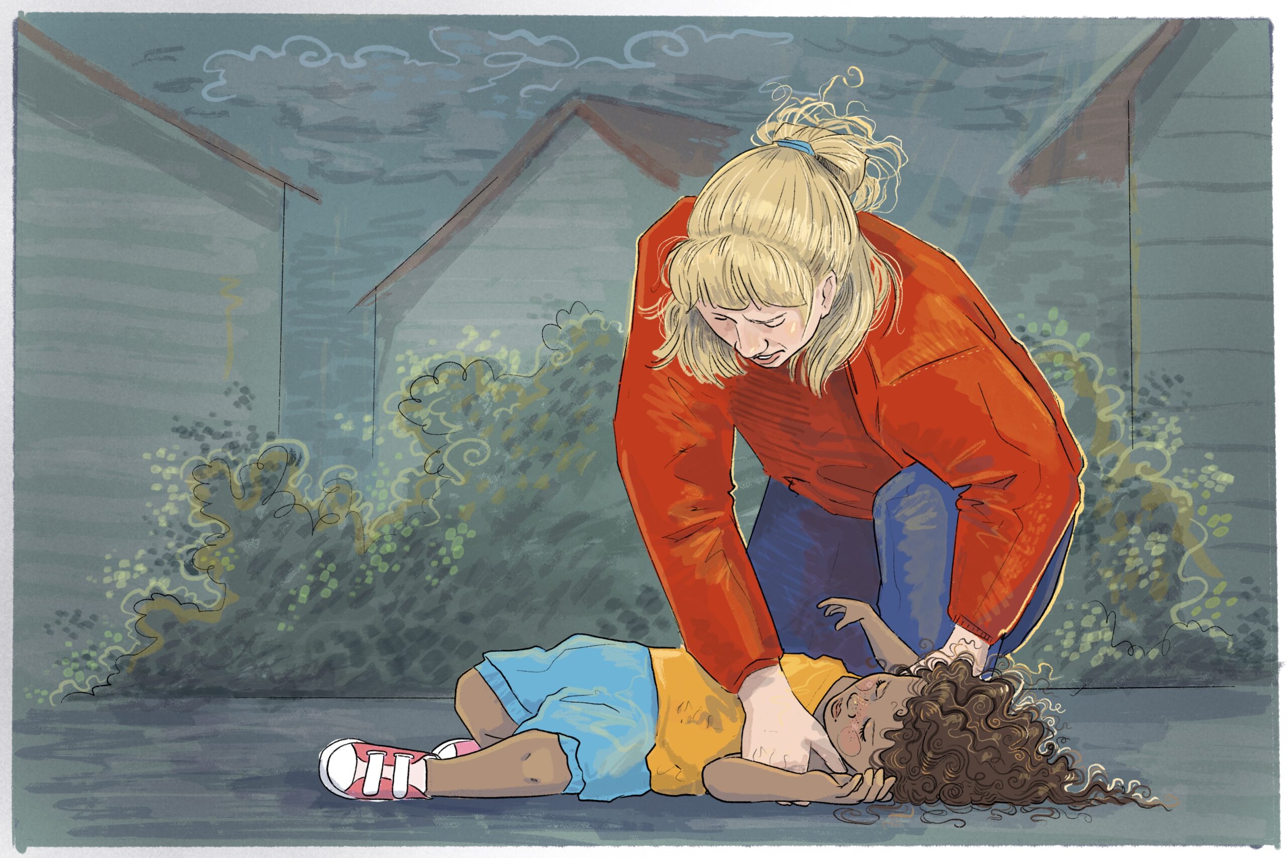 Mor finner barnet sitt livløst på bakken