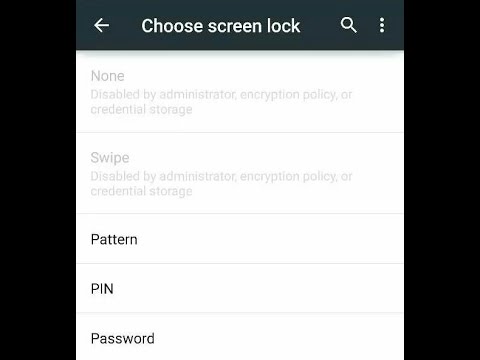 Disabled NONE options