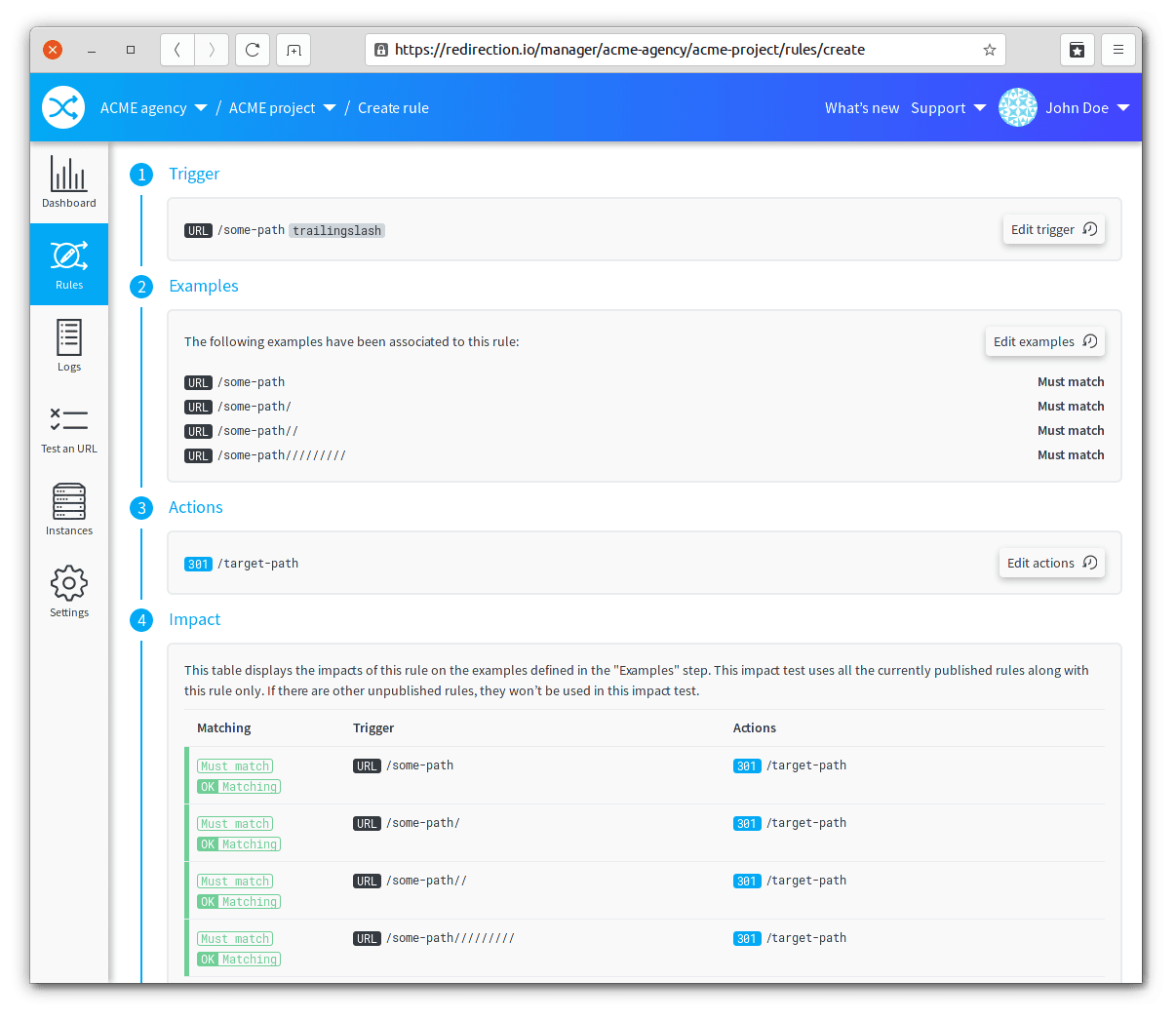 Marker templates management