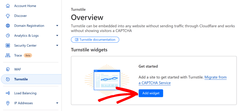 Cliquer sur le bouton Ajouter un site