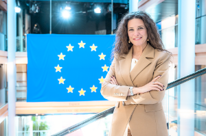 Portrait of Antonella Sberna, Vice-President of the European Parliament