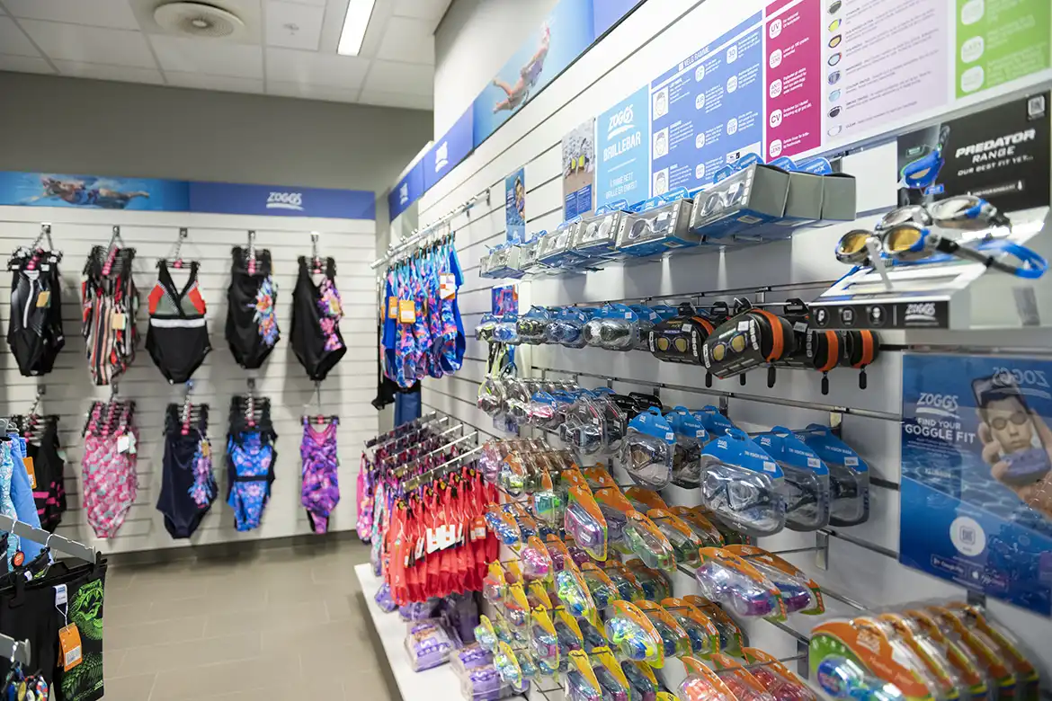 Butikk i svømmehall