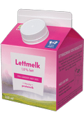 Lettmelk 1% fett